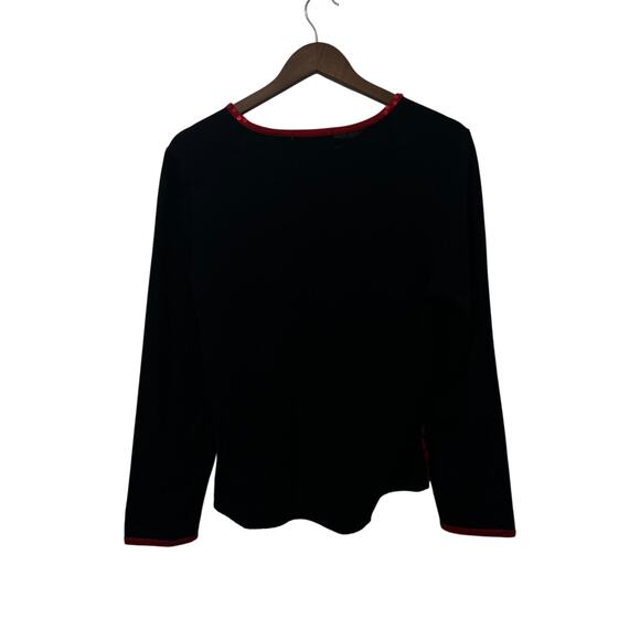 Vintage Michael Simon Womens Christmas Knit Sweater Large Sequin Presents Gifts - Picture 9 of 10